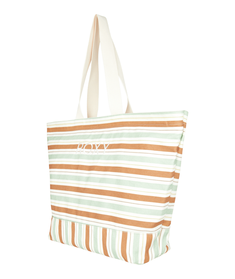 Roxy Stripy Beach in LAUREL GREEN CARVER STRIPE SWI