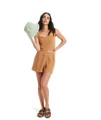 Roxy Ocean Sounds Top in ALMOND