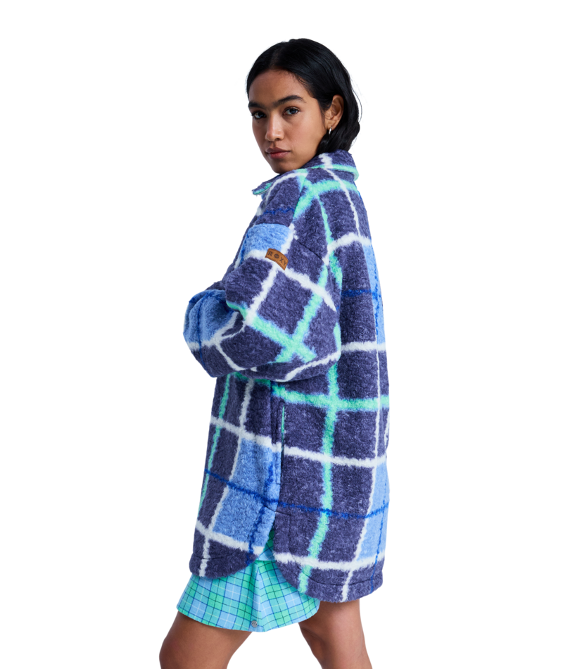 Roxy Over And Above in DUTCH BLUE PLAID FADE