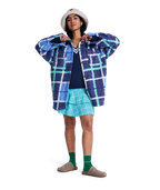 Roxy Over And Above in DUTCH BLUE PLAID FADE