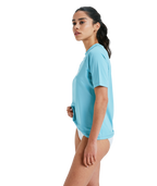 Roxy Essential Lycra Ss in COASTAL SHADE