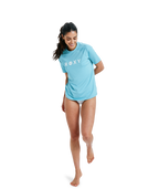 Roxy Essential Lycra Ss in COASTAL SHADE