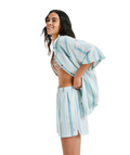 Roxy Bisous Shirt Stripe in EGRET CARVER STRIPE