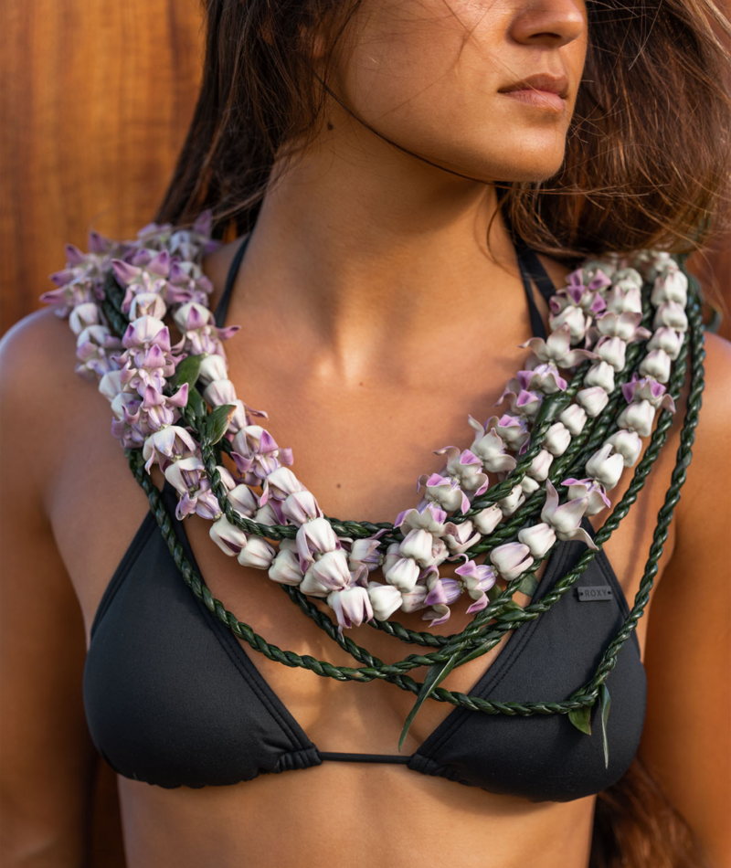 Roxy Sd Beach Classics Tiki Tri in ANTHRACITE