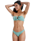 Roxy Kiawe Bikini High Leg in DEEP GRASS GREEN