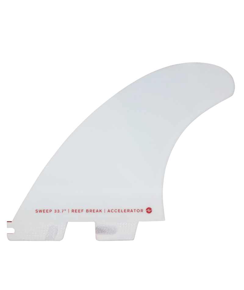 FCS Ii Accelerator Pg Tri Fins Rust Red Large in Rust Red
