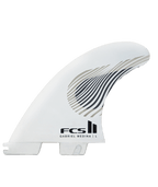 FCS Ii Gabriel Medina Pc Tri Fins Black/White Medium in Black/White