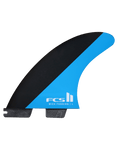 FCS Ii Mick Fanning Pc Tri Fins Black Blue Large in Black/Blue