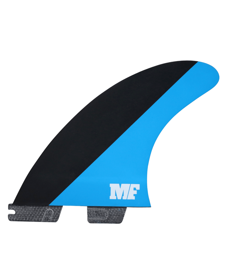 FCS Ii Mick Fanning Pc Tri Fins Black Blue Medium in Black/Blue