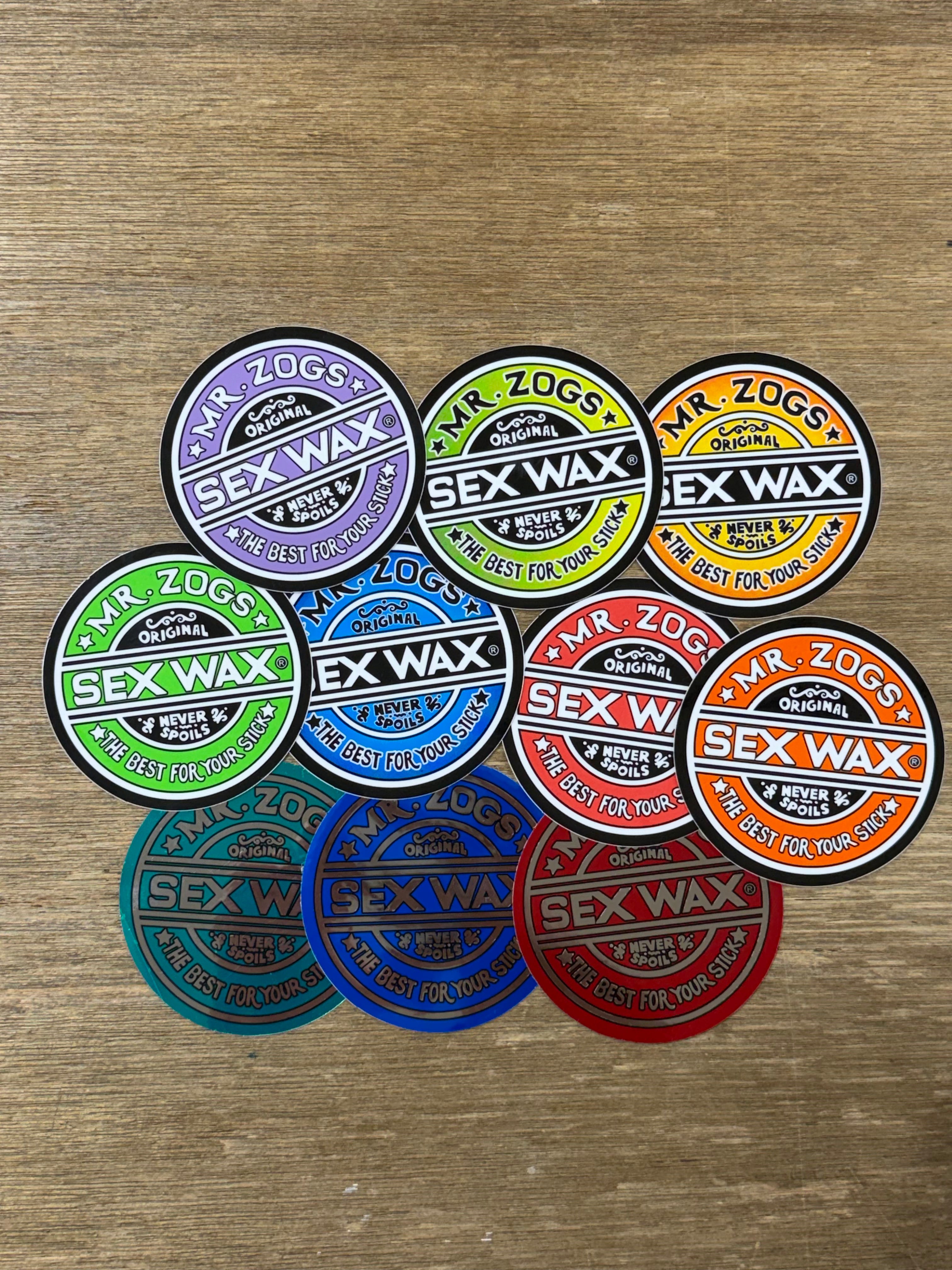 Sex Wax 3” Circle Sticker