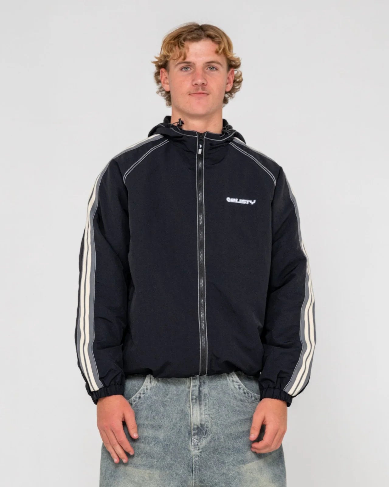 Rusty Lock Out Hooded Jacket