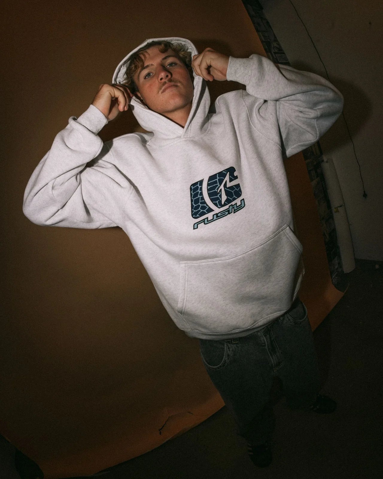 Rusty Predator Hooded Fleece