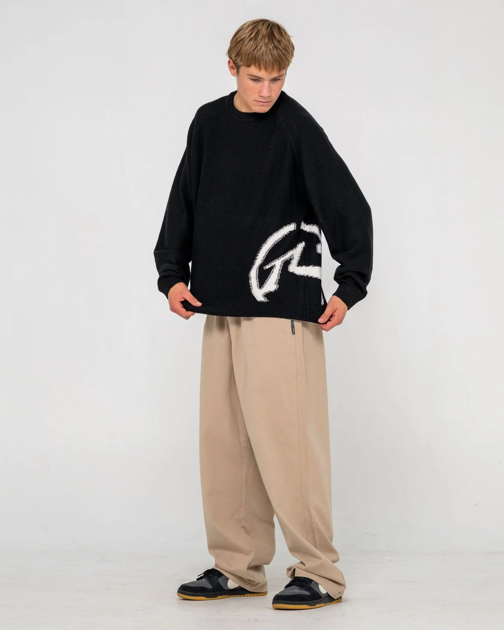 Rusty Verso Knitted Crew