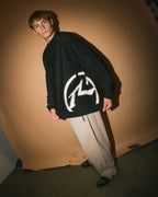 Rusty Verso Knitted Crew