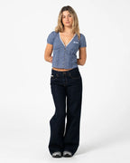 Rusty Peggy Sue Button Down Blouse