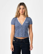 Rusty Peggy Sue Button Down Blouse