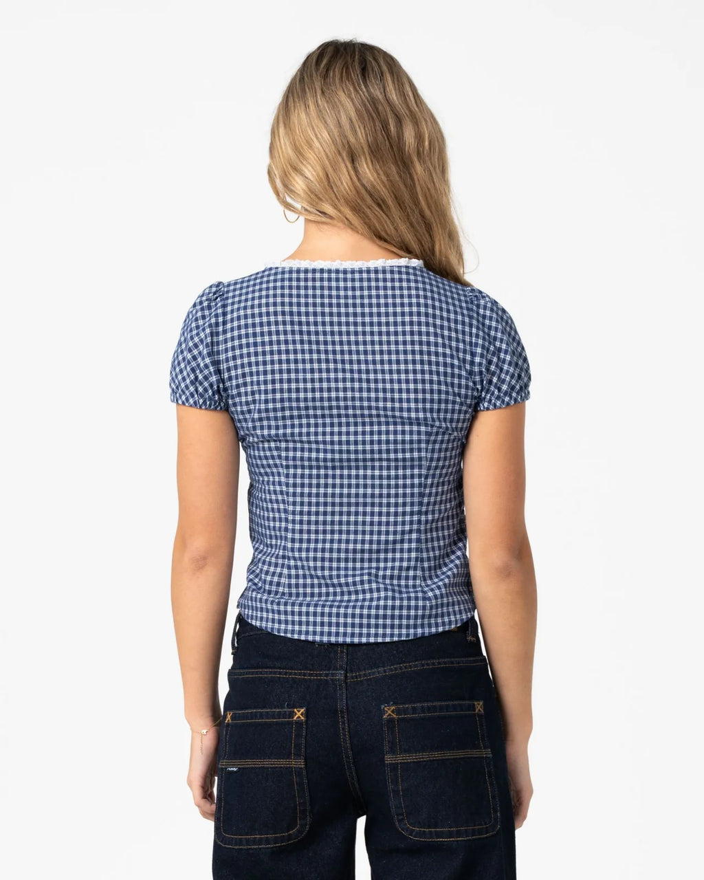 Rusty Peggy Sue Button Down Blouse