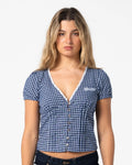 Rusty Peggy Sue Button Down Blouse