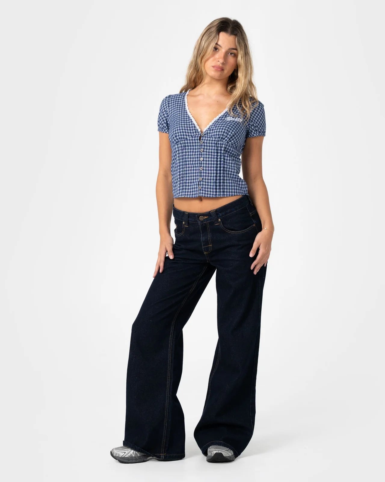 Rusty Peggy Sue Button Down Blouse