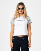 Rusty Archived Raglan Baby Tee
