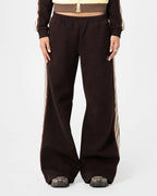 Rusty Toffee Wide Leg Fleece Pant
