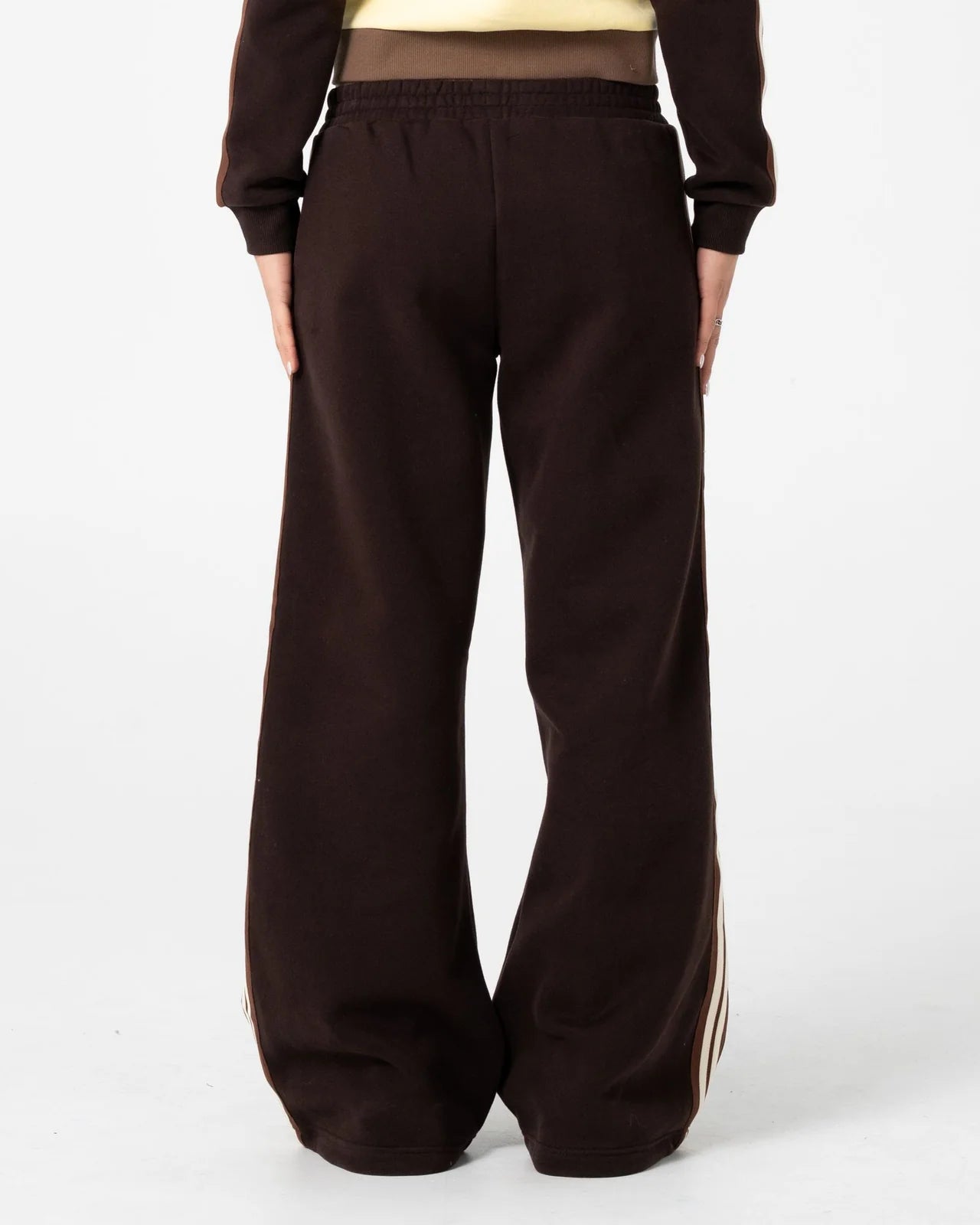 Rusty Toffee Wide Leg Fleece Pant