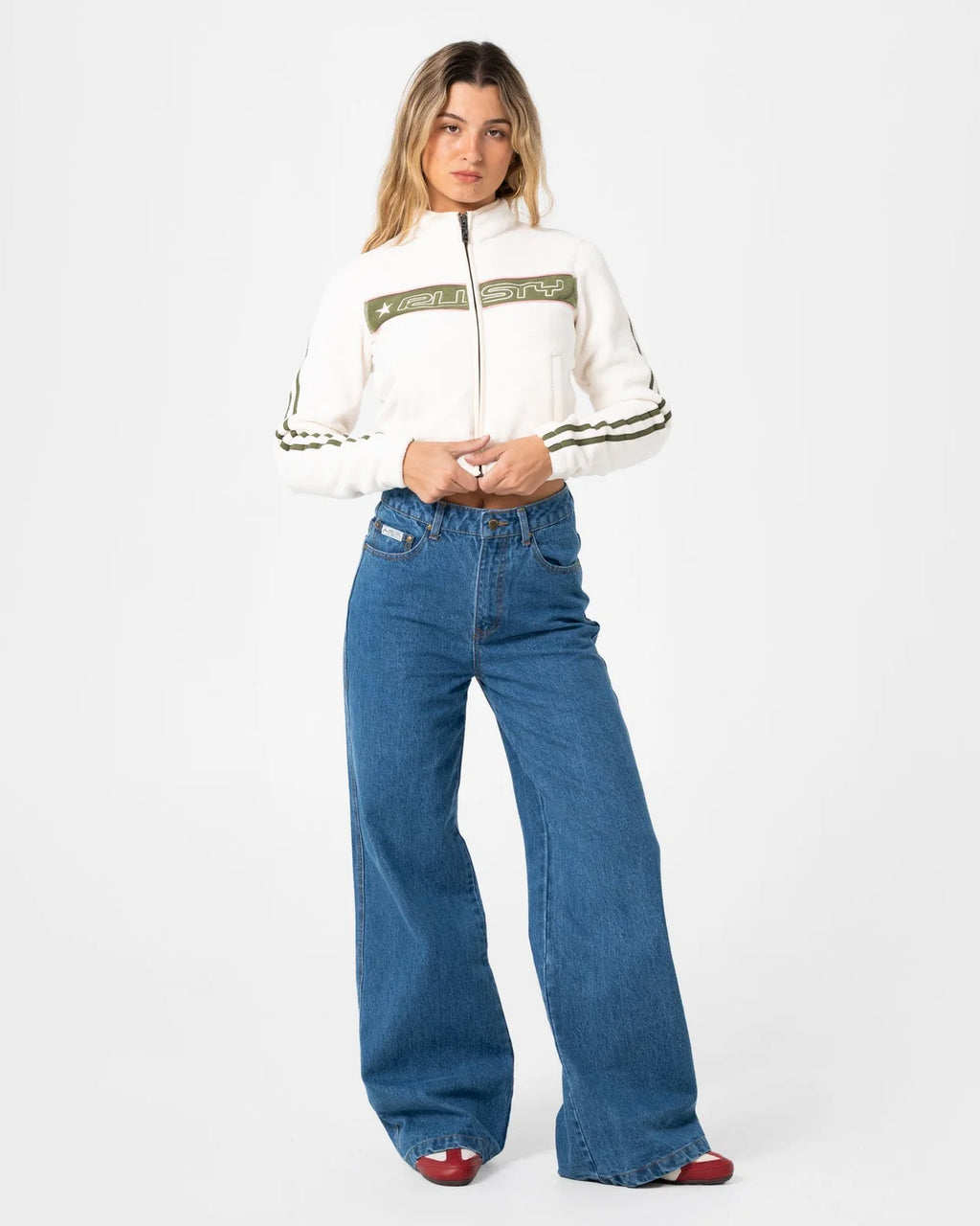 Rusty Cyprus Wide Leg High Waist Jean