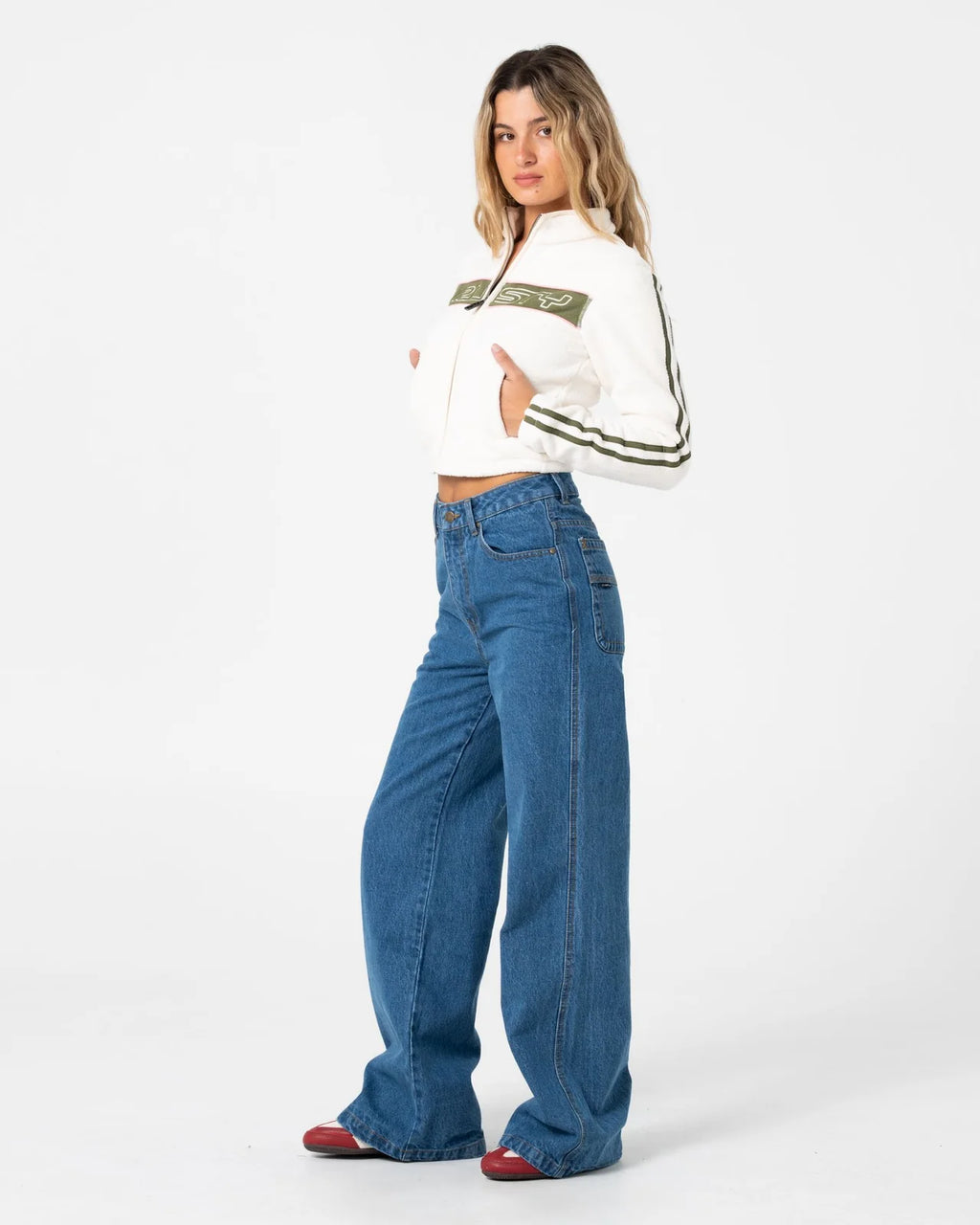 Rusty Cyprus Wide Leg High Waist Jean
