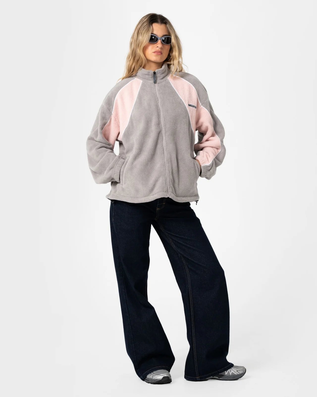 Rusty Two Tides Zip Through Sherpa Fleece