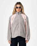 Rusty Two Tides Zip Through Sherpa Fleece