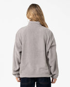Rusty Two Tides Zip Through Sherpa Fleece