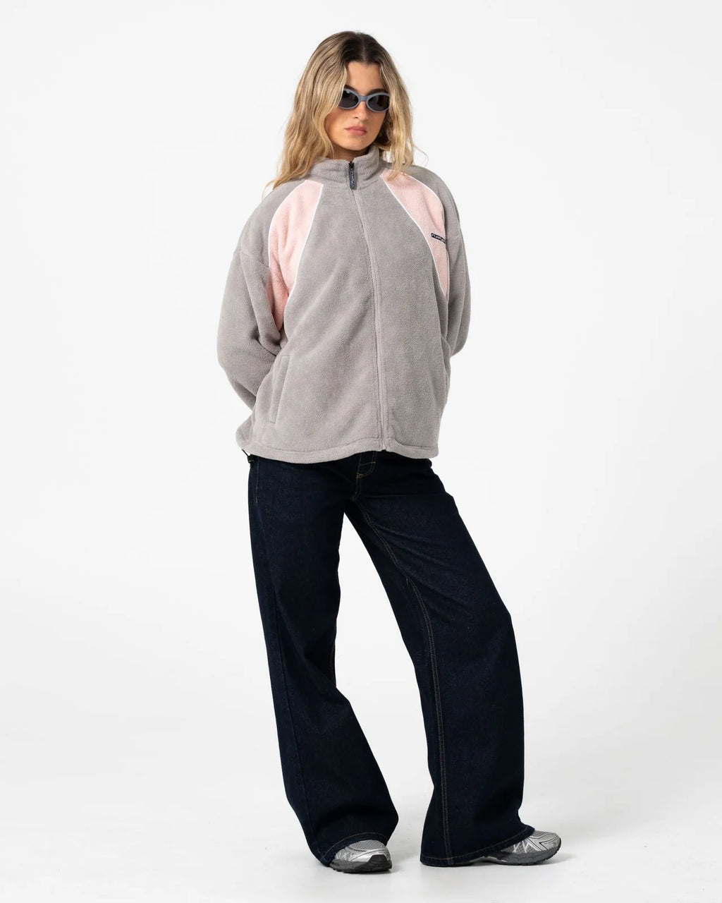 Rusty Two Tides Zip Through Sherpa Fleece