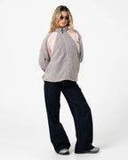 Rusty Two Tides Zip Through Sherpa Fleece