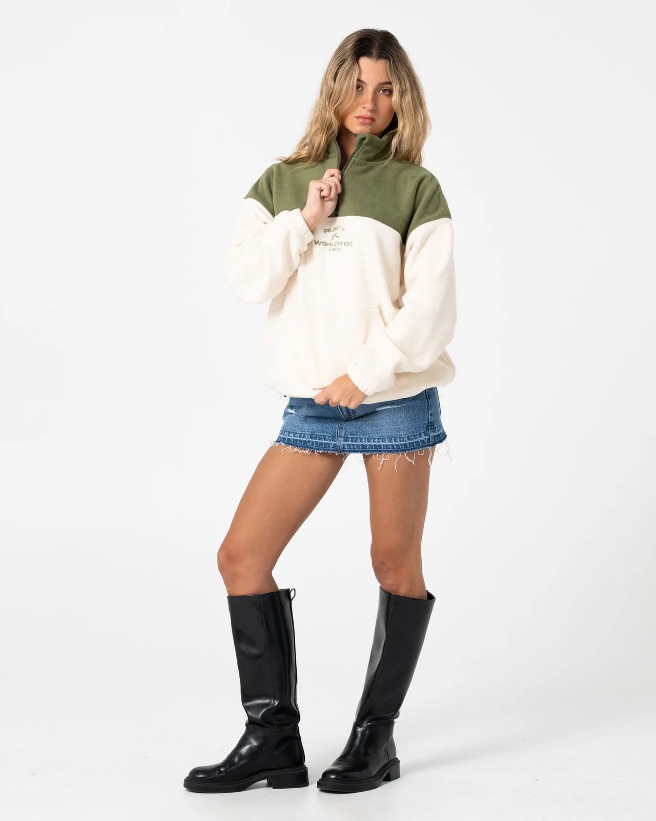 Rusty Central Division Crew Polar Fleece