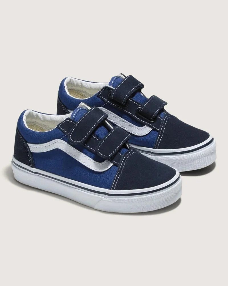 Vans Old Skool V Nvy/T Wht