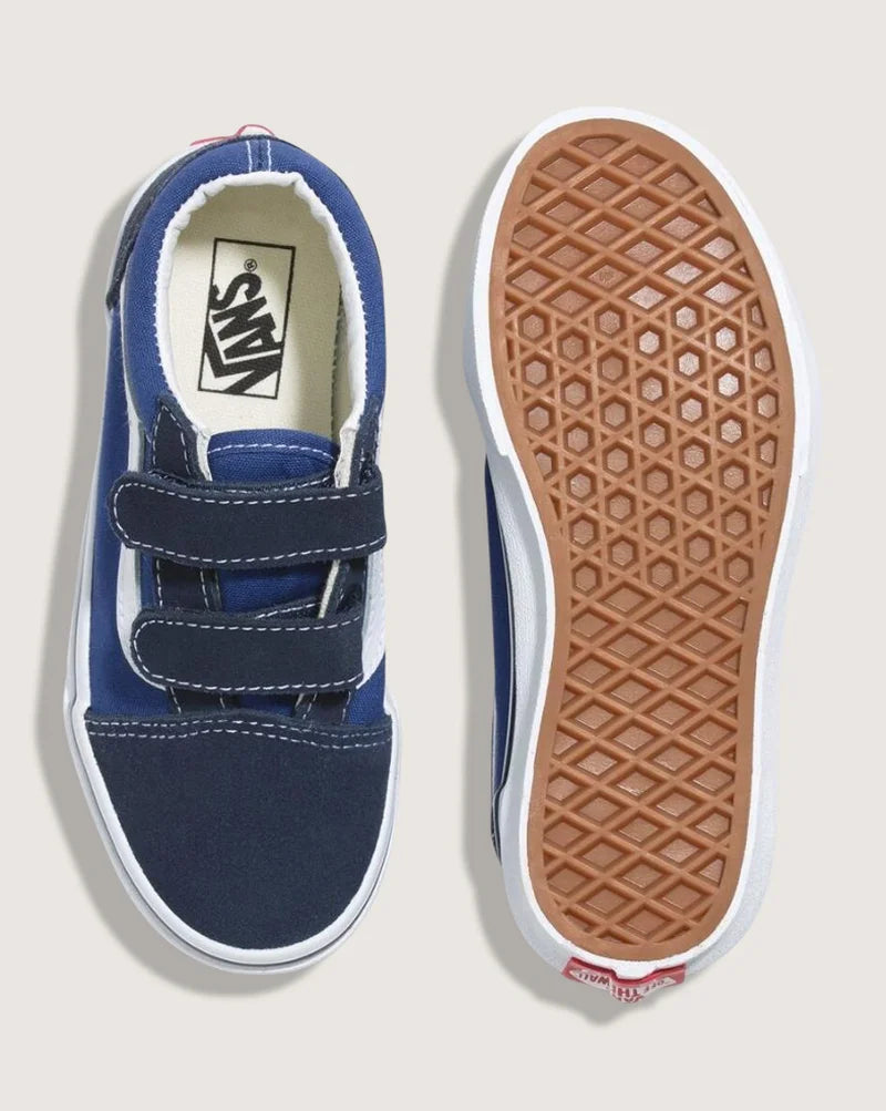 Vans Old Skool V Nvy/T Wht