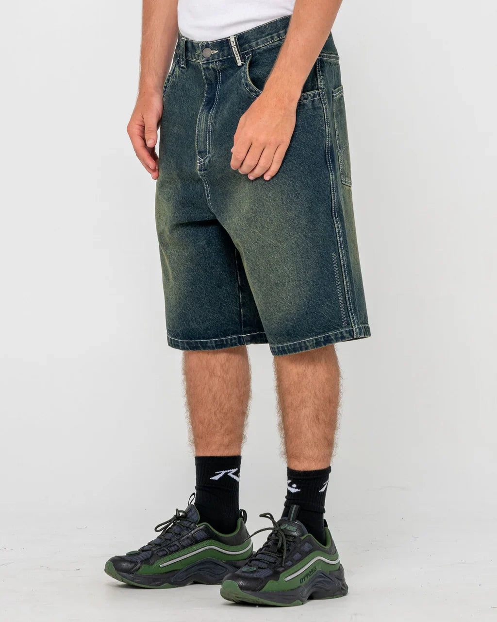 Rusty Stone Cold Baggy Jort