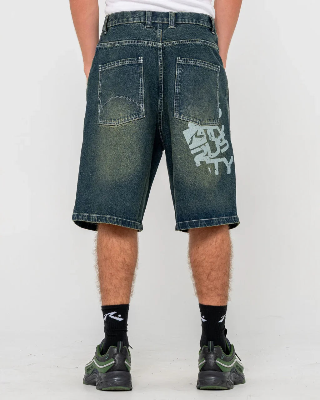 Rusty Stone Cold Baggy Jort