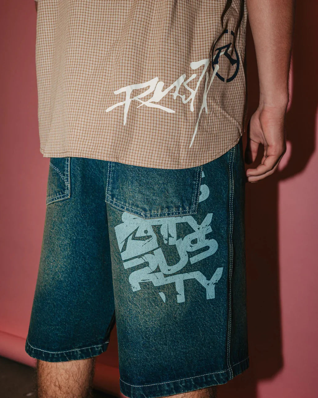 Rusty Stone Cold Baggy Jort