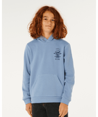 Rip Curl Search Icon Hood -Boy in FADED DENIM
