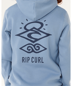Rip Curl Search Icon Hood -Boy in FADED DENIM