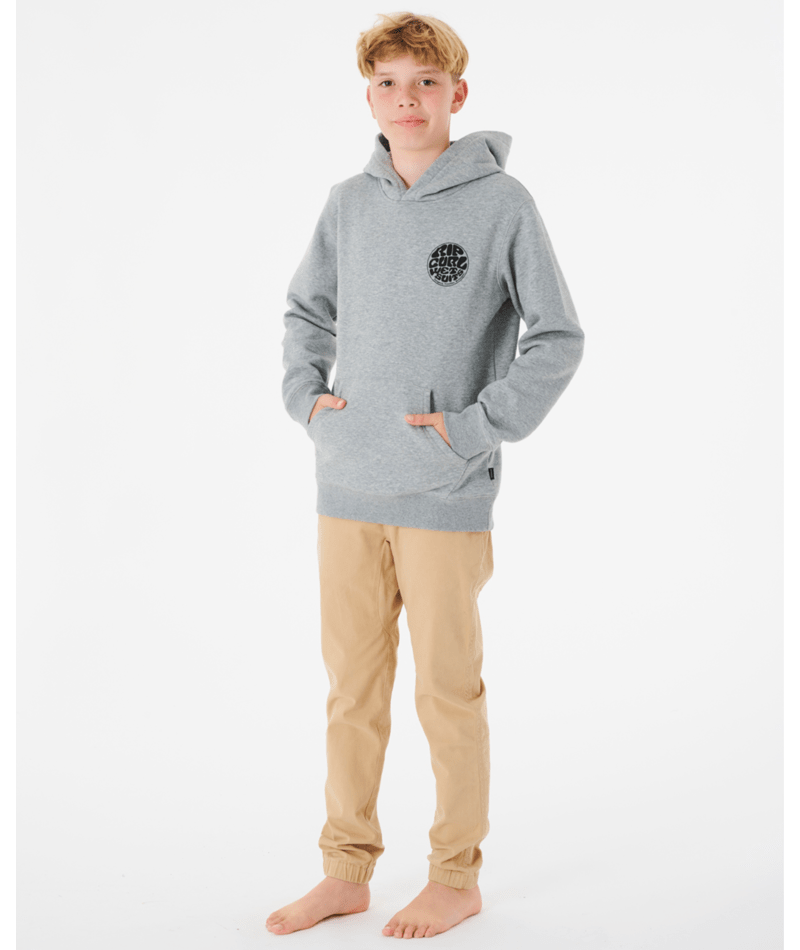 Rip Curl Wetsuit Icon Hood-Kid in GREY MARLE