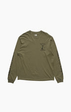 Globe Vintage Tail Classic Ls Tee in DUSTY OLIVE