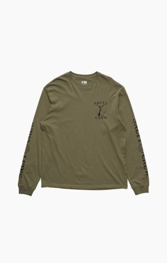 Globe Vintage Tail Classic Ls Tee in DUSTY OLIVE