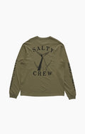 Globe Vintage Tail Classic Ls Tee in DUSTY OLIVE