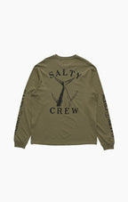 Globe Vintage Tail Classic Ls Tee in DUSTY OLIVE