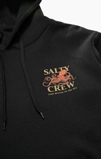 Salty Crew Ink Sling Mw Hood in BLACK