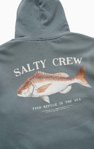 Salty Crew Snapper Hood in STORM
