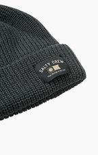 Salty Crew Nautical Beanie in COAL