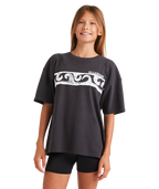 Billabong Wave Fade Jnr Tee in OFF BLACK